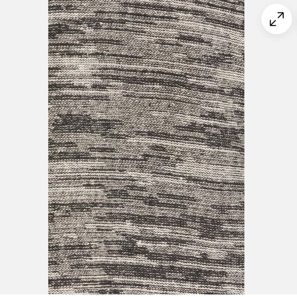 Eileen Fisher Woman Organic Linen Poncho Grey Black OSFM - Picture 7 of 11